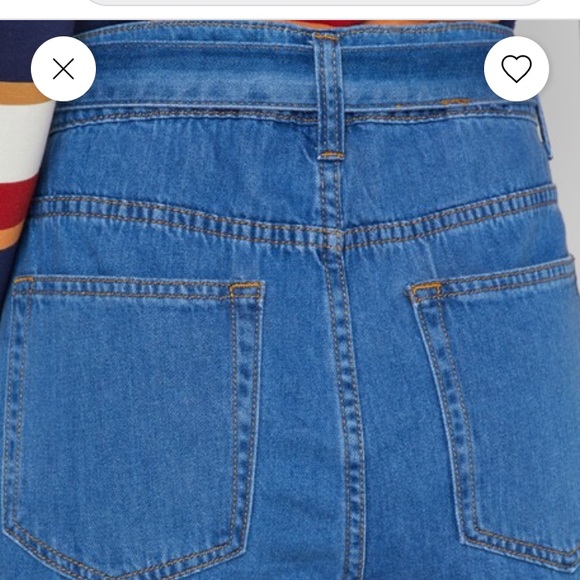 denim culottes - Picture 4 of 4